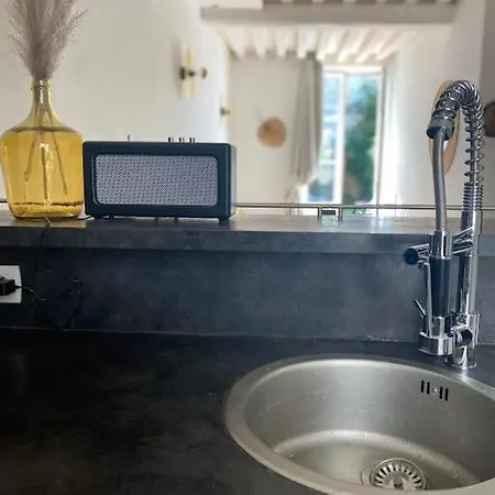 Апартаменти Loft De Charme Avec Jardin Prive Et Parking, A 5 Min Du Vieux-bassin